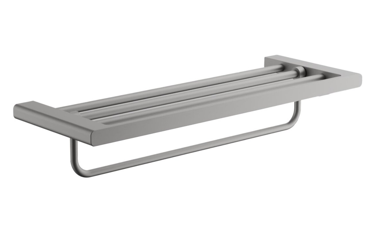 Изображение товара Полка для полотенец Belz B907 B90724, 60 см, оружейная сталь
