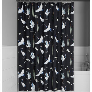 Изображение товара Штора для ванной комнаты Iddis Base BP01P18i11 180x200 см полиэстер черный