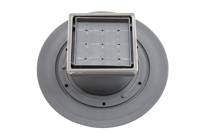 Изображение товара Душевой трап Pestan Confluo Standard Vertical Dry Ceramic 10 х 10 см под плитку нержавеющая сталь с рамкой 13000112