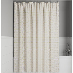Изображение товара Штора для ванной комнаты Iddis Base BG03P24i11 200x240 см полиэстер водоотталкивающая белый бежевый