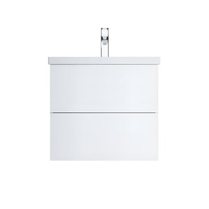Изображение товара Подвесная тумба под раковину Am.Pm Gem 60 см с 2 ящиками белый глянец