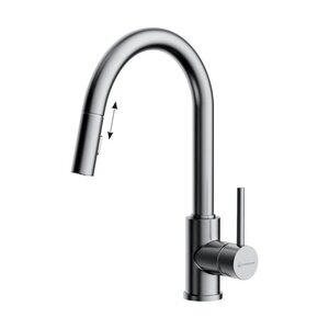 Изображение товара Смеситель для кухни Omoikiri Shinagawa-SB-BN 4994459, нержавеющая сталь