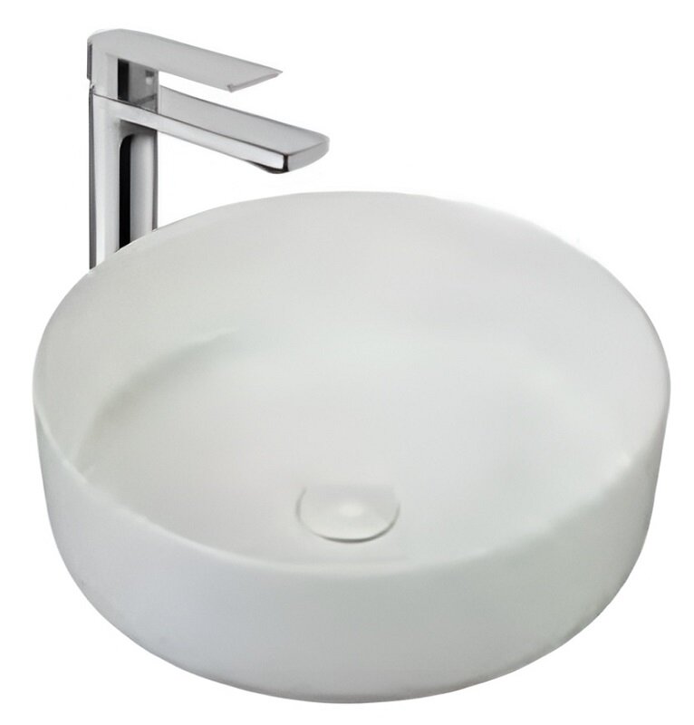 Изображение товара Раковина Splendy Bliss BL10540T0NWM, 40 см, фарфор, белая матовая