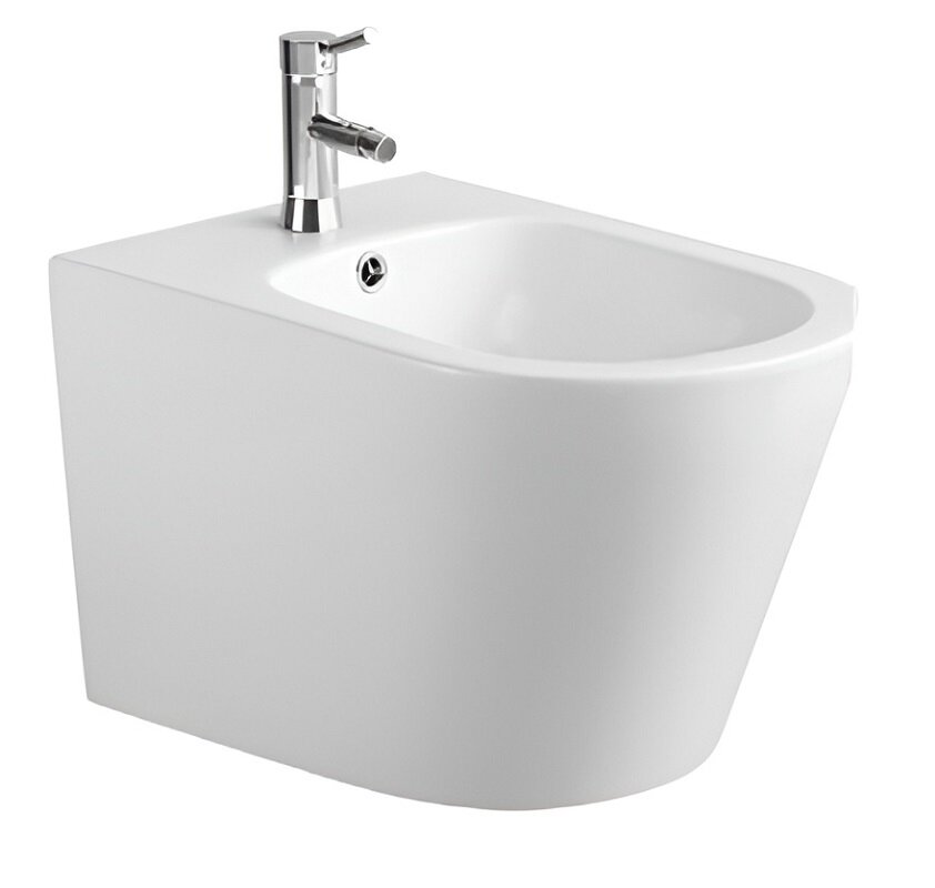 Изображение товара Биде Splendy Bliss BL10852V1WG, подвесное, белое Изображение товара Биде Splendy Bliss BL10852V1WG, подвесное, белое