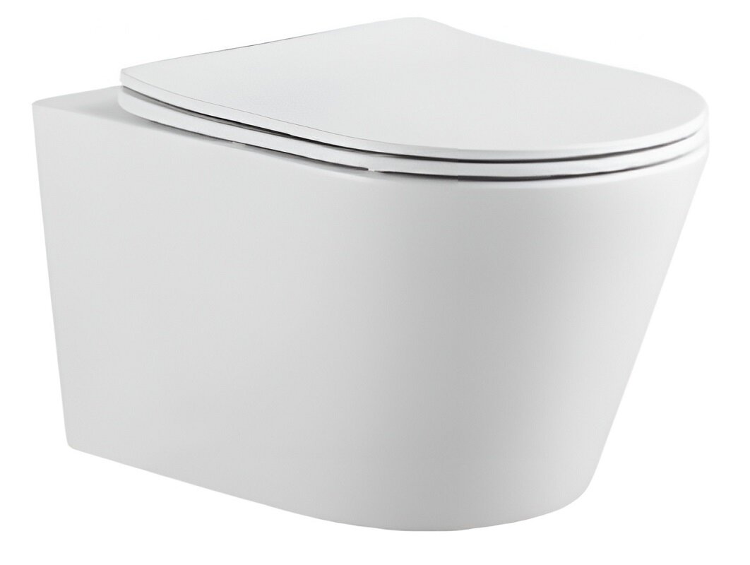 Изображение товара Подвесной безободковый унитаз Splendy Bliss BL10152VTNWG, Торнадо, белый