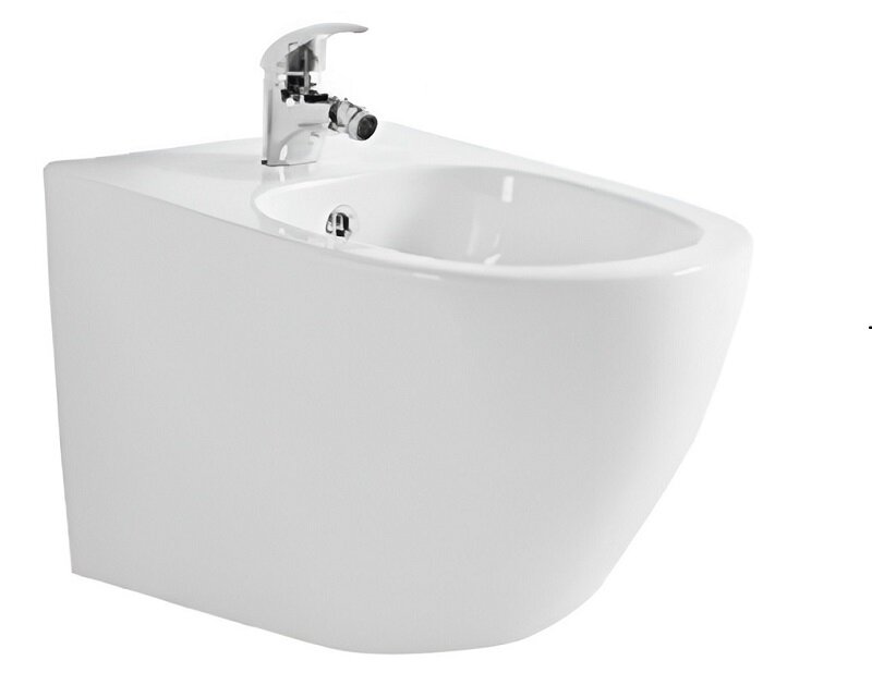 Изображение товара Bиде Splendy Light LI10852V1WG - подвесное, белое, 36, 5х52, 5 см Изображение товара Bиде Splendy Light LI10852V1WG - подвесное, белое, 36, 5х52, 5 см