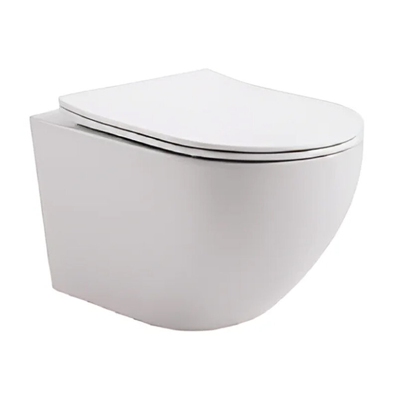 Изображение товара Подвесной безободковый унитаз Splendy Light LI10152VTYWMW c горизонтальным выпуском