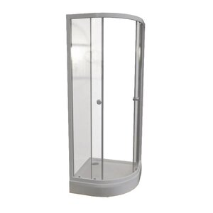 Изображение товара Душевой уголок Радомир Берген RD 1-09-1-0-0-3510, 100 x 100 см, стекло прозрачное, профиль белый