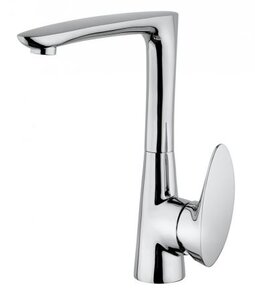 Изображение товара Смеситель Paini Verona VRCR572KM для раковины, высокий, без донного клапана