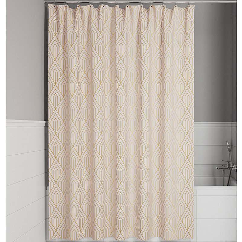 Изображение товара Штора для ванной комнаты Iddis Base BG01P18i11 180x200 см розовая водоотталкивающая полиэстер