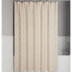 Изображение товара Штора для ванной комнаты Iddis Base BG01P18i11, 180 x 200 см, полиэстер, цвет розовый