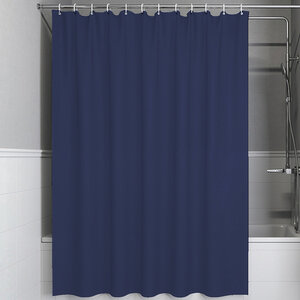 Изображение товара Штора для ванной Iddis Promo P05PE18i11, темно-синяя, 180x200 см