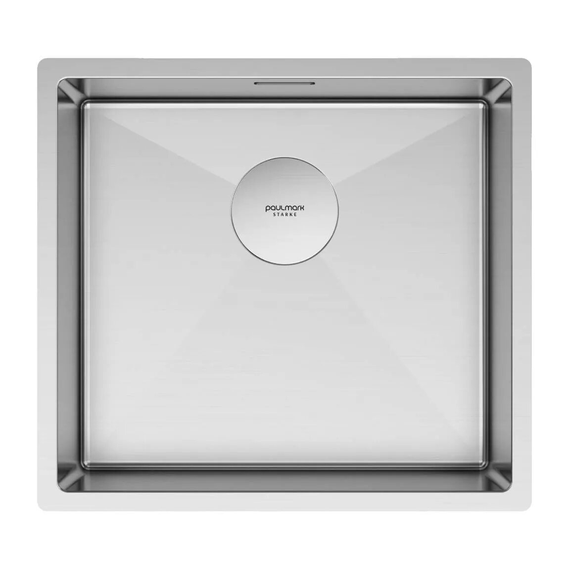 Изображение товара Мойка кухонная Paulmark Next 48 UNI, PM214844-BS, 48 см, цвет брашированная нержавеющая сталь Изображение товара Мойка кухонная Paulmark Next 48 UNI, PM214844-BS, 48 см, цвет брашированная нержавеющая сталь