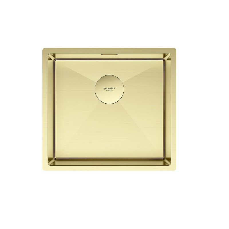 Изображение товара Мойка кухонная Paulmark Next 48 UNI, PM214844-LG, 48 см, цвет светлое золото