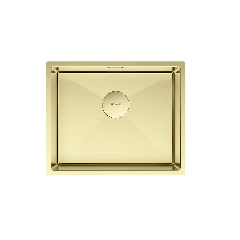 Изображение товара Мойка кухонная Paulmark Next 54 UNI 54 см светлое золото нержавеющая сталь