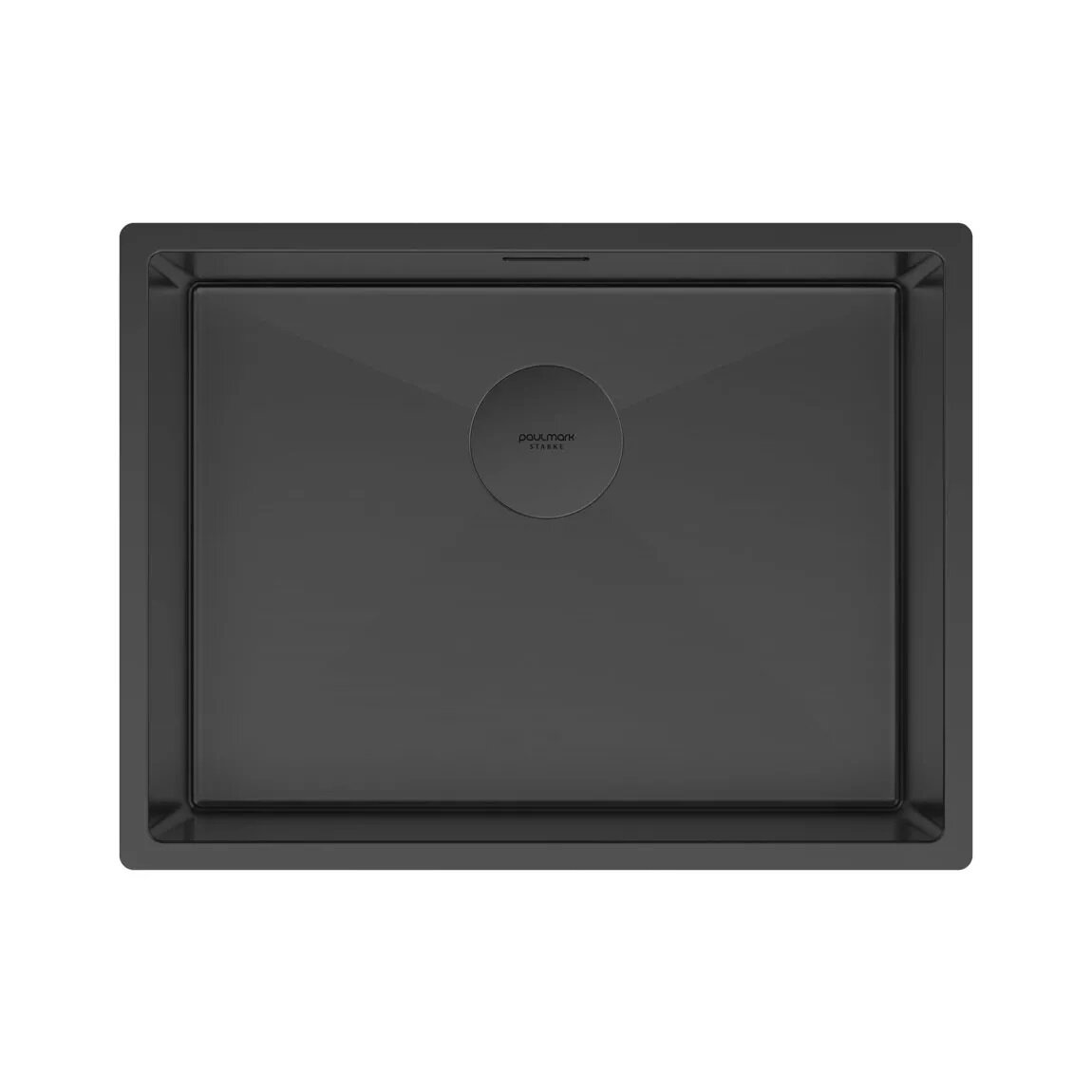 Изображение товара Мойка кухонная Paulmark Next 58 UNI, PM215844-MBN, 58 см, цвет черный матовый Изображение товара Мойка кухонная Paulmark Next 58 UNI, PM215844-MBN, 58 см, цвет черный матовый