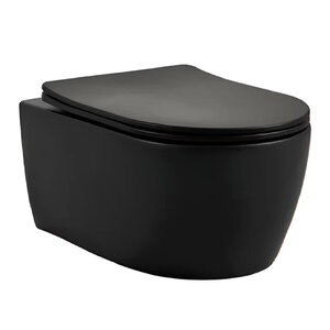 Изображение товара Подвесной унитаз Splendy Pride PR10152VTYBM, безободковый, Торнадо, черный матовый