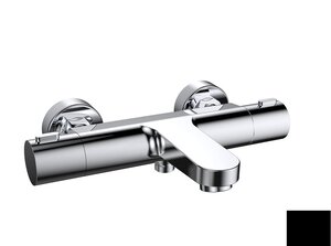 Изображение товара Смеситель Splendy Charm CH203N2T219BM, для ванны и душа, термостатический, черный матовый