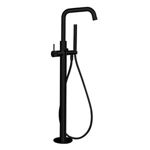 Изображение товара Смеситель Splendy Passion PA203H1K229BM, для ванны и душа, напольный, с душевым гарнитуром, черный матовый