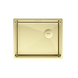 Изображение товара Мойка кухонная Paulmark Next-Skew 54 UNI из нержавеющей стали, золото, угловая установка