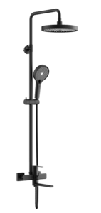 Изображение товара Душевая система Belz B813 B24813-7, с изливом, черный матовый