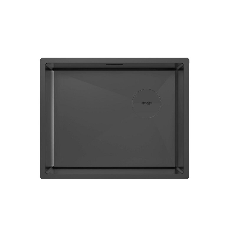 Изображение товара Мойка Paulmark Next-Skew 54 UNI PM885444-MBN черный матовый с угловой установкой