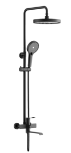 Изображение товара Душевая система Belz B812 B24812-7, с изливом, черный матовый