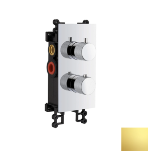 Изображение товара Смеситель Splendy Passion PA204U2T3GM термостатический для душа, золото матовое