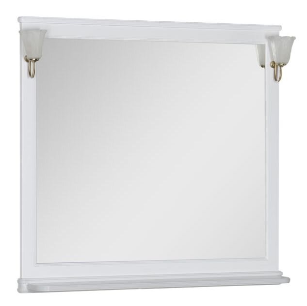 Изображение товара Зеркало Aquanet Валенса 110, белый матовый, прямоугольное, подвесное