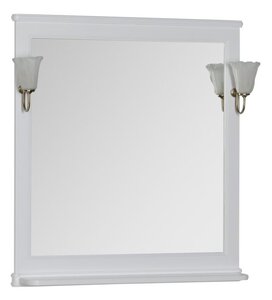 Изображение товара Зеркало Aquanet Валенса 90 00180046, цвет белый матовый