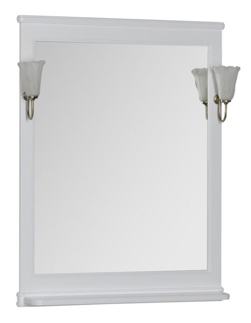 Изображение товара Зеркало Aquanet Валенса 70 белое матовое с подвесной установкой