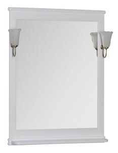 Изображение товара Зеркало Aquanet Валенса 70 00180150, цвет белый матовый