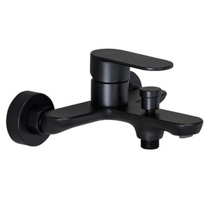 Изображение товара Смеситель для ванны и душа Splendy Rest RE203N2K215BM черный матовый