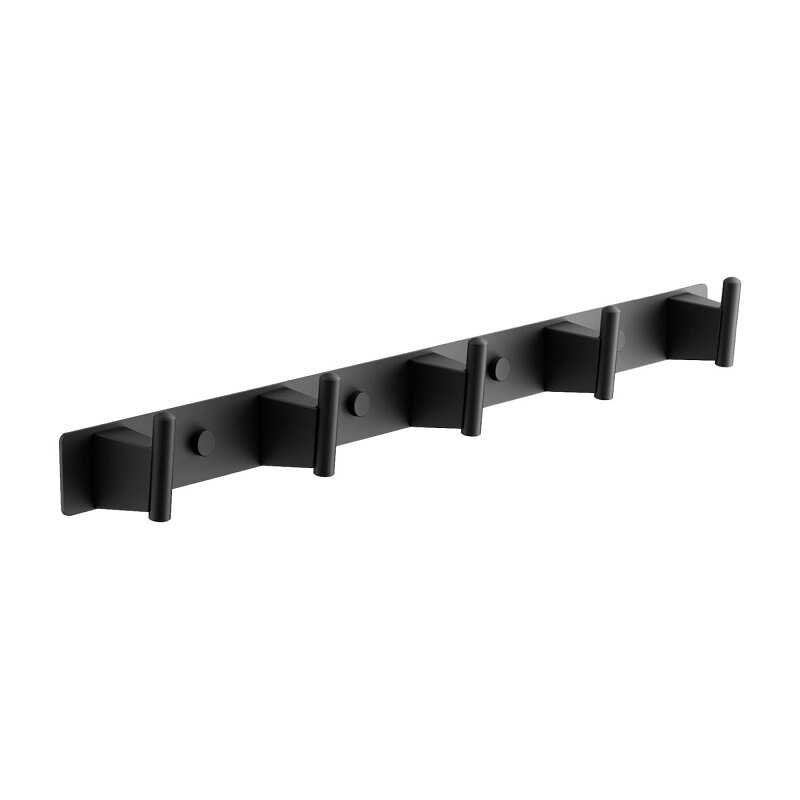 Изображение товара Вешалка 5 крючков Belz B914 48.5 см черный матовый настенная