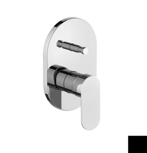 Изображение товара Смеситель Splendy Rest RE204U1K2BM, для душа, черный матовый