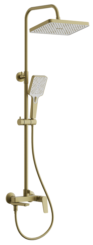 Изображение товара Душевая система Belz B715 B24715-5 с изливом и золотым покрытием