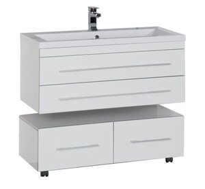 Изображение товара Тумба под раковину Aquanet Верона 100 подвесная 00175382, цвет белый