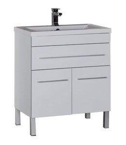 Изображение товара Тумба под раковину Aquanet Верона 75 напольная (2 дверцы, 1 ящик) 00182706, цвет белый