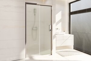 Изображение товара Душевая дверь в нишу Royal Bath Accord 100x200 см раздвижная хром стекло матовое