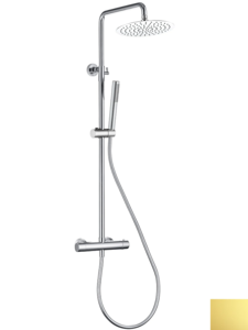 Изображение товара Душевая система Splendy Relax P RP208XTR25C1GM, термостатическая, золото матовое