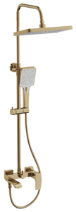 Изображение товара Душевая система Belz B507 B24507-5, с изливом, золото