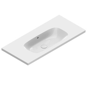 Изображение товара Раковина Catalano Alvea 100 см фарфор подвесная белая антибактериальная