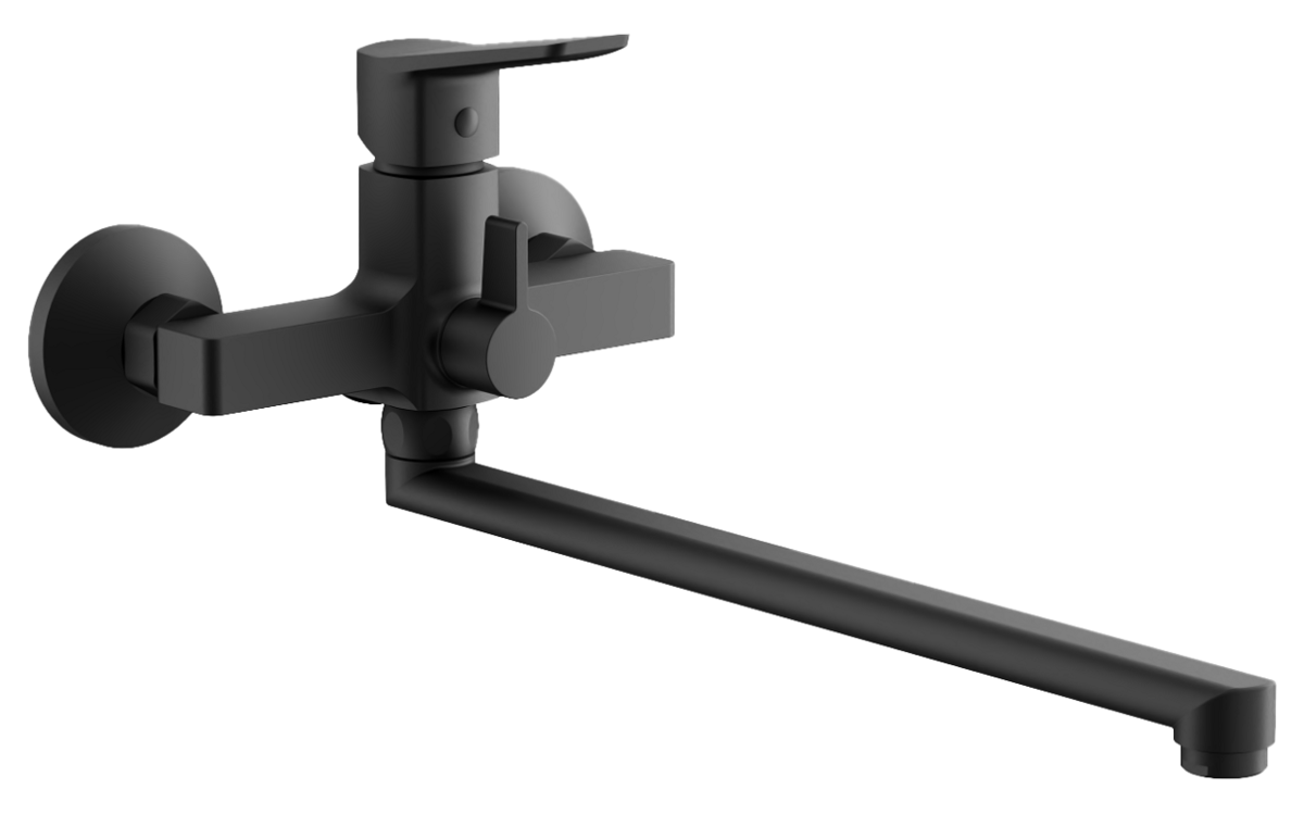 Изображение товара Смеситель Belz B22715-7 для ванны и душа, черный матовый