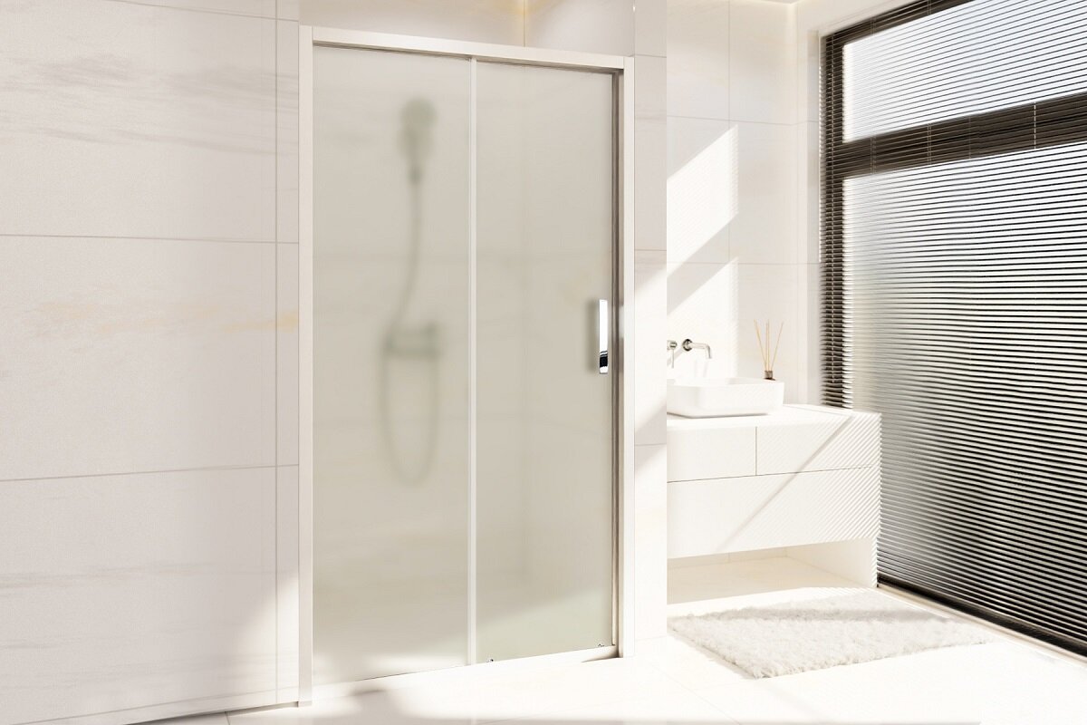 Изображение товара Душевая дверь в нишу Royal Bath Accord RB115HS-C-ST 115 см раздвижная стекло матовое