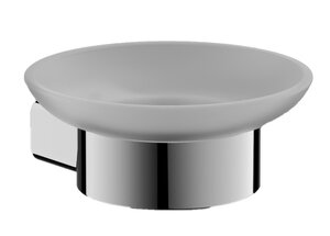 Изображение товара Мыльница Belz B906 B90602 настенная хром из нержавеющей стали и стекла