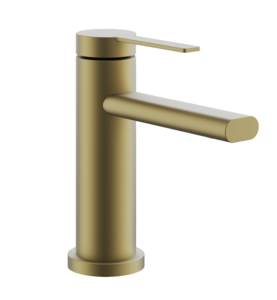 Изображение товара Современный смеситель Belz B10813-5 для раковины золотой цвет надежный дизайн