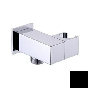 Изображение товара Шланговое подсоединение Splendy AA215YSLBM, с держателем лейки, черный матовый