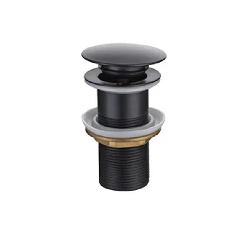Изображение товара Донный клапан Splendy AA3071NORMBM, без перелива, Click Clack, черный матовый
