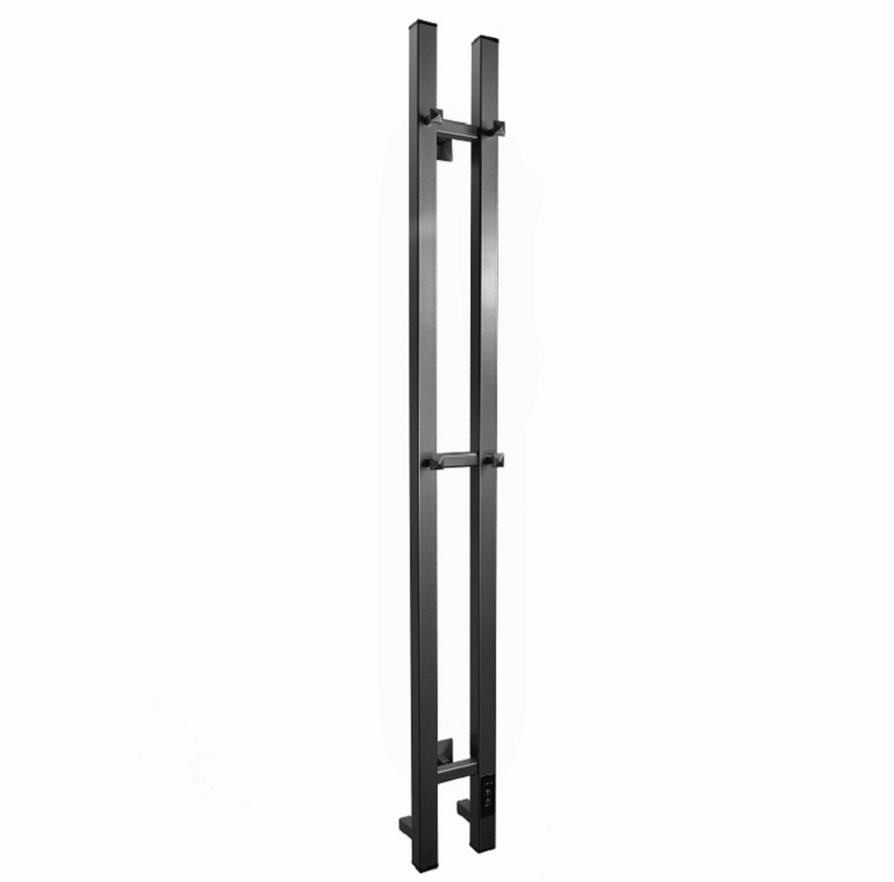 Изображение товара Полотенцесушитель электрический Comfysan Alto-K EC-2 120/10, 017958, ширина 13 см, высота 120 см, диммер справа, цвет оружейная сталь Изображение товара Полотенцесушитель электрический Comfysan Alto-K EC-2 120/10, 017958, ширина 13 см, высота 120 см, диммер справа, цвет оружейная сталь