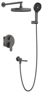 Изображение товара Душевая система Belz B713 B80713-3, с изливом, оружейная сталь